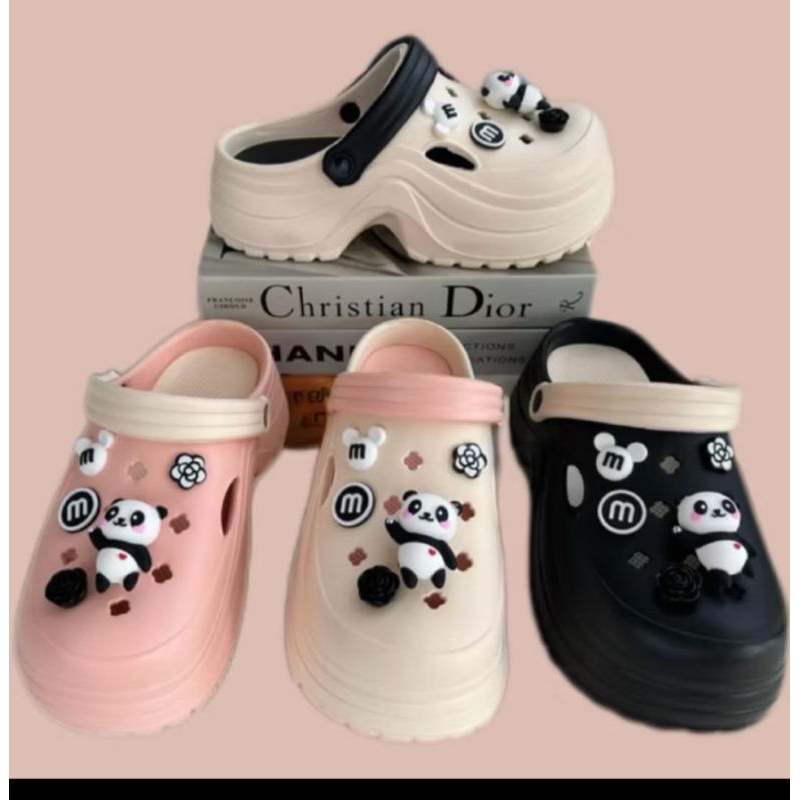 Christian Dior Sepatu Anak Motif Pandit