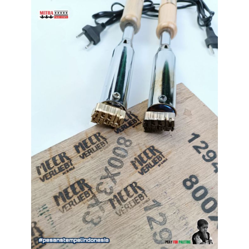 

Hot Stamp Solder Media Kelapa d 6 cm Desain Custom