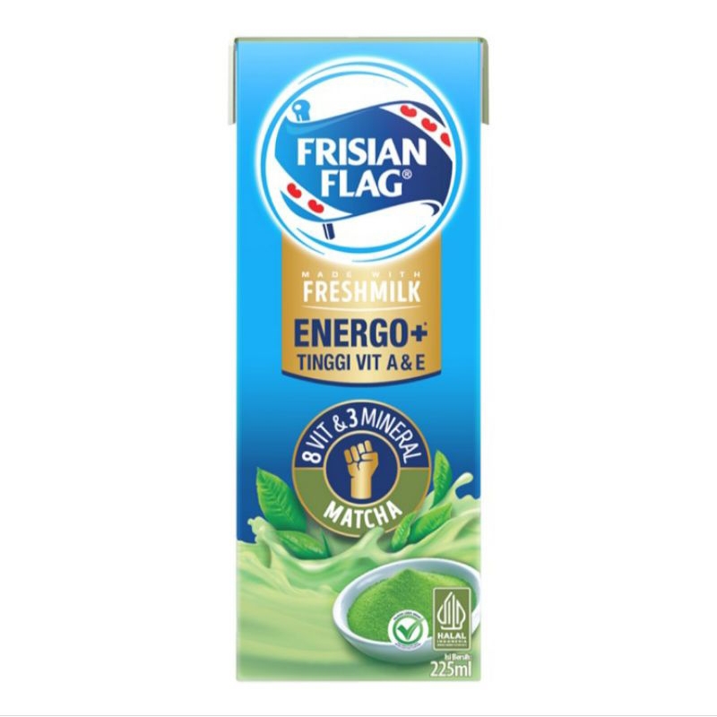 

Frisian Flag Energo+ Susu Segar Rasa Matcha 225 ml