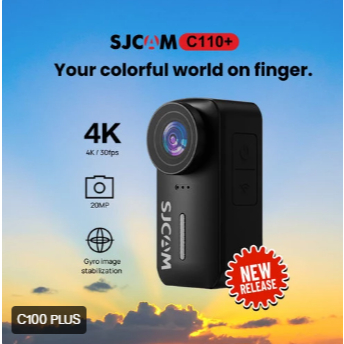 C100 PLUS - Thumb Video Action Camera SJCAM C110 Plus 4K Unique Sports Wifi Waterproof