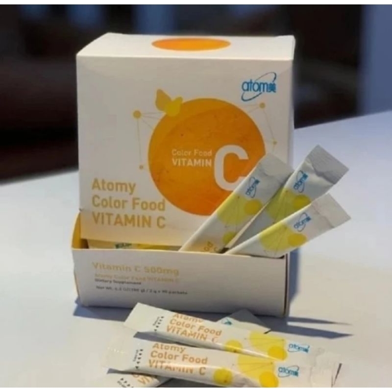 Vitamin C Color Food Atomy Box Isi 90 Sachet Original