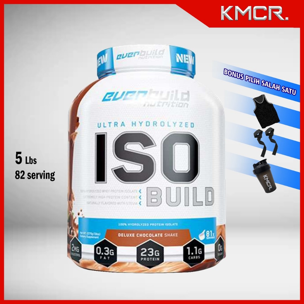 EVERBUILD NUTRITION ISO BUILD 5 Lb 2.2 kg ISOBUILD PROTEIN ISOLATE ISO CUTTING - KMCR NEXTLEVEL