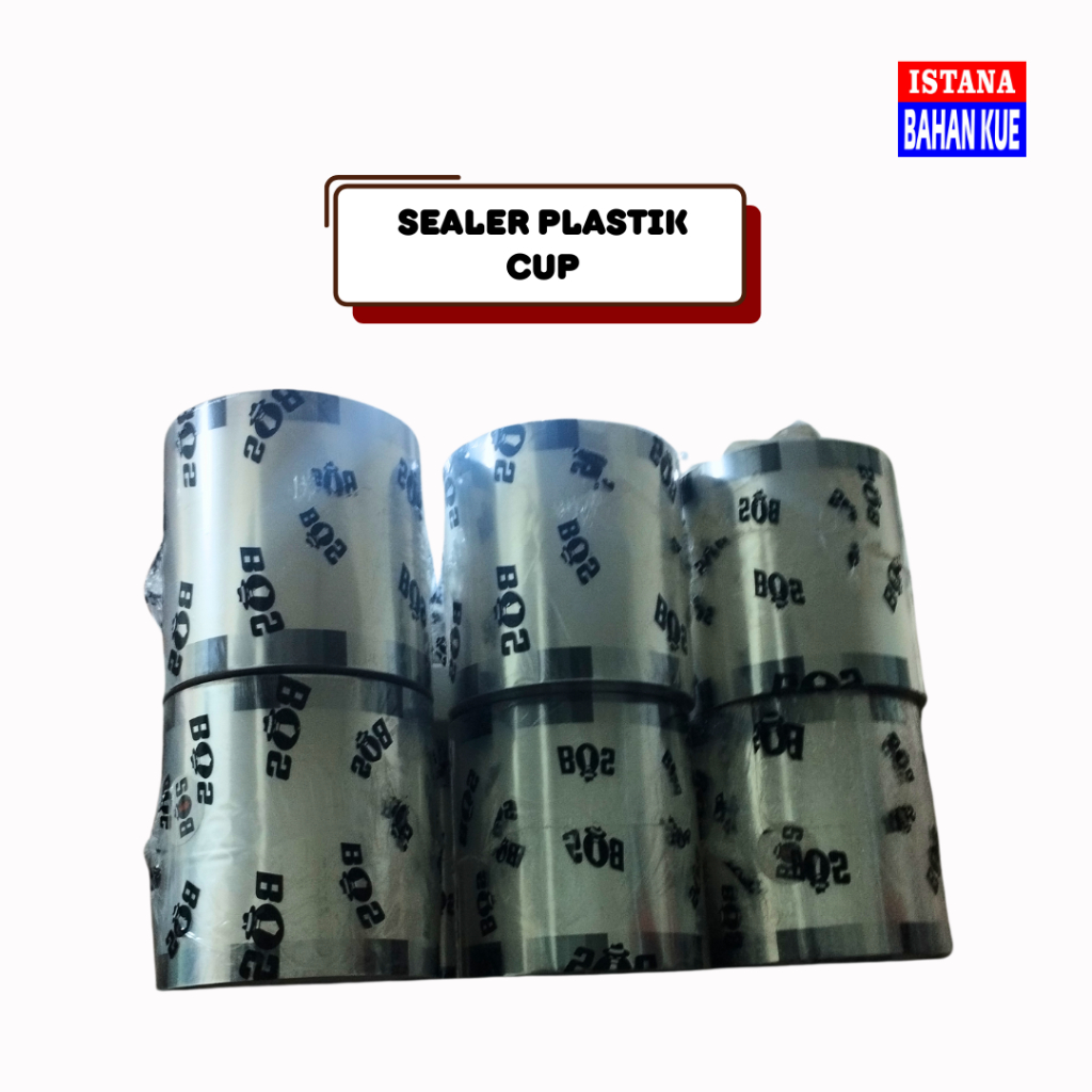 SEAL tutup cup gelas | Tutup gelas bening roll mesin press
