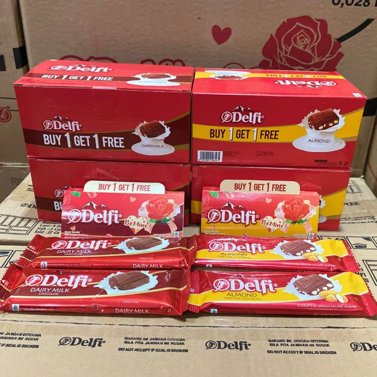 

Delfi Dairy varian Milk dan almond be mine
