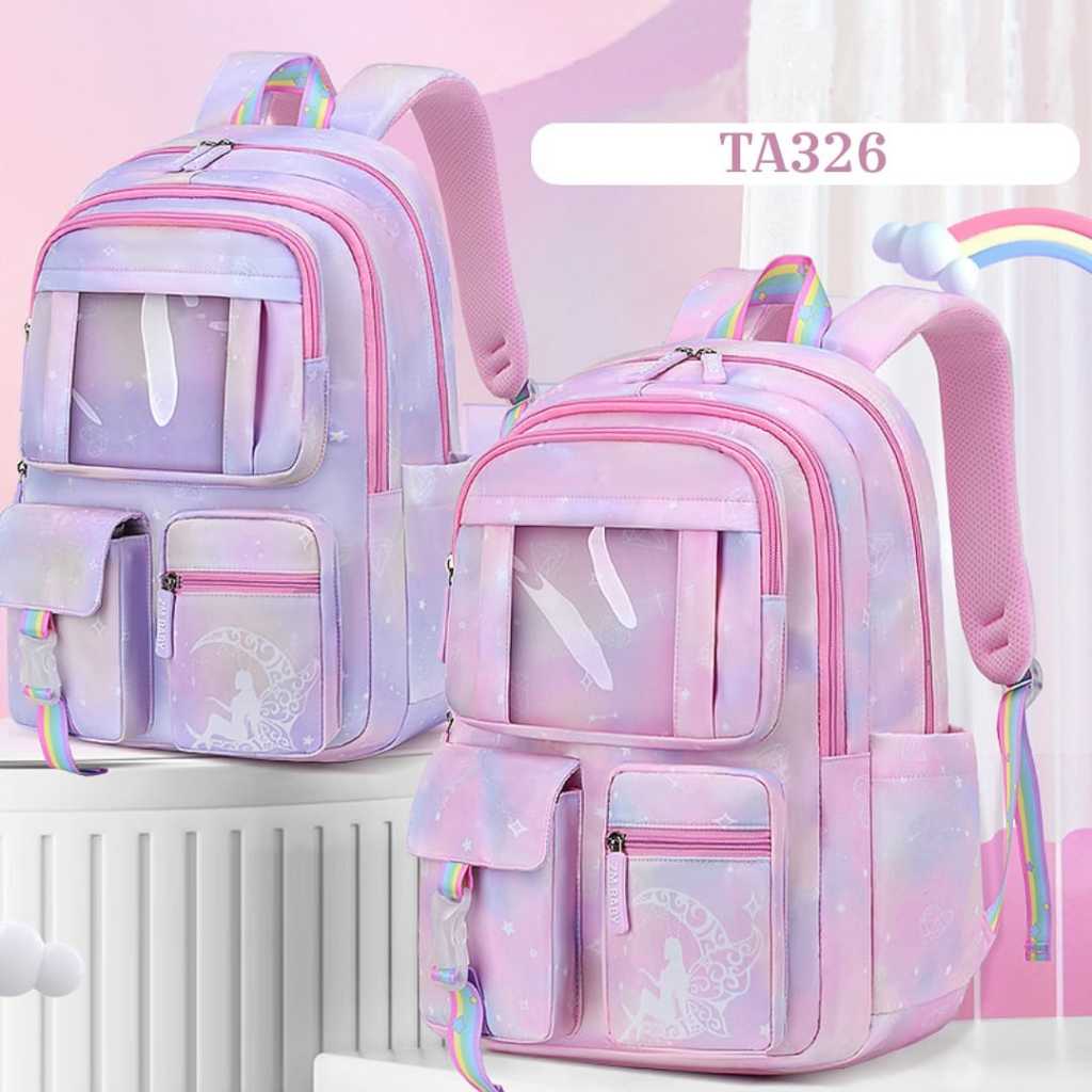 [NEW ARRIVAL] Polo Action Tas Sekolah Anak Perempuan SD TK Tas Unisex Poliester - TA326