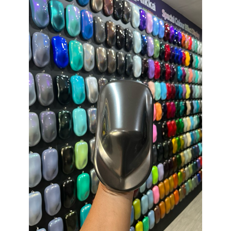 CAT BLACK CHROME. BLACK CHROME EFEK