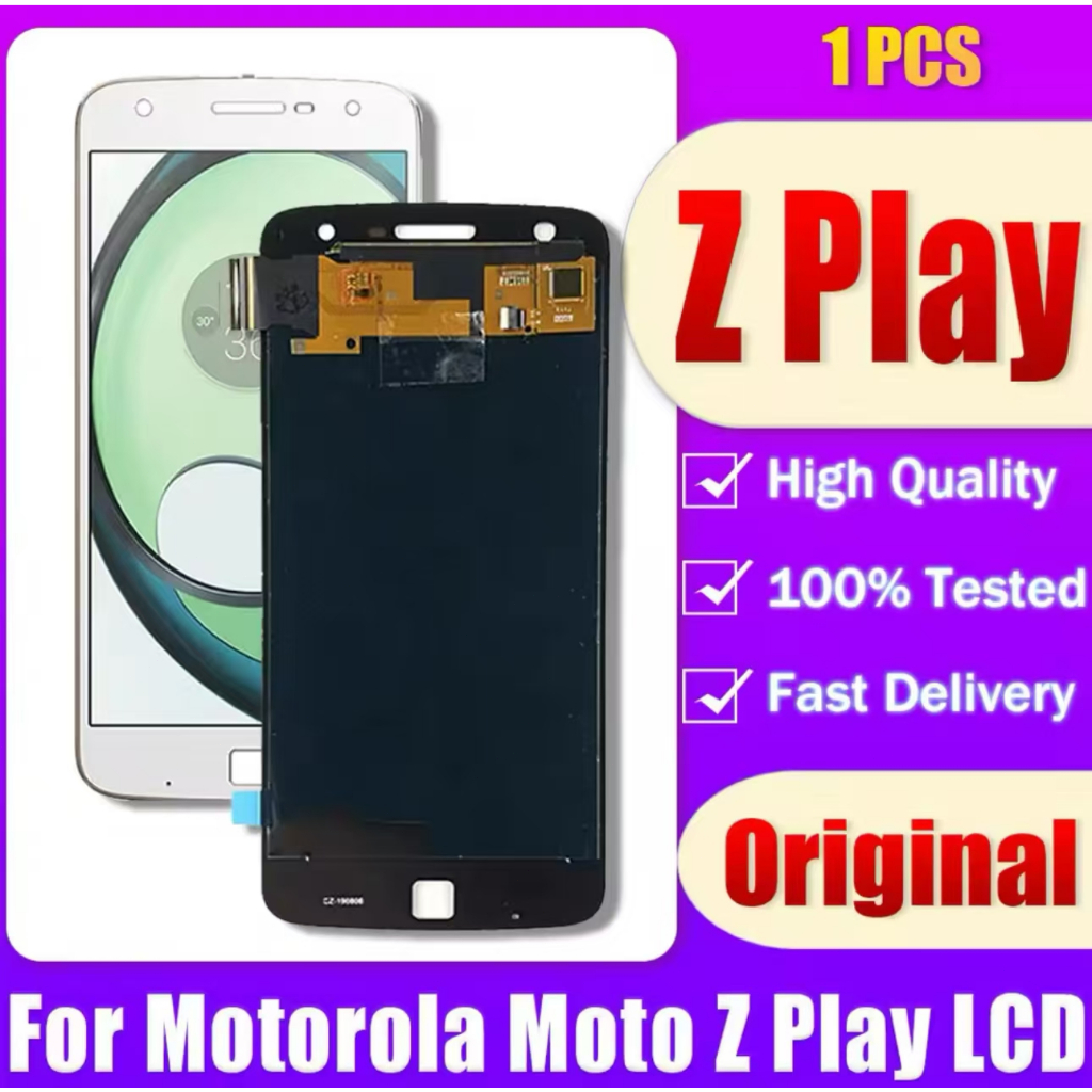 5.5" Original Screen For Motorola Moto Z Play XT1635 XT1635-02 XT1635-01 LCD Display Replacement Tou