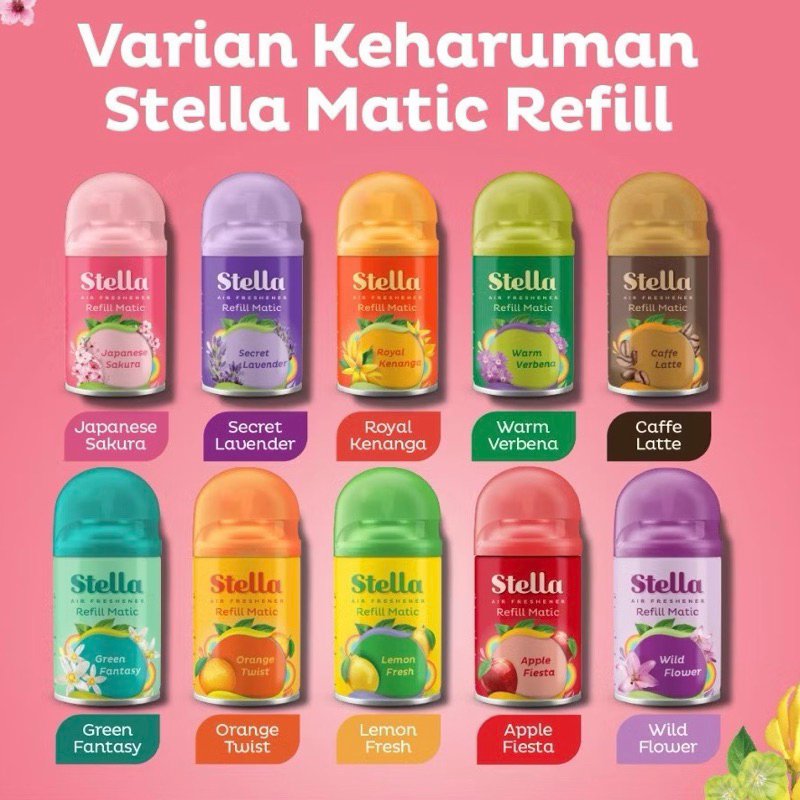 RK STELLA MATIC REFILL 160ML PENGHARUM RUANGAN