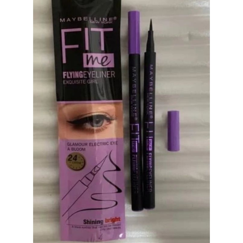 eyeliner eye liner waterproof Maybelline fit me anti air matte spidol penggaris mata murah tahan lam