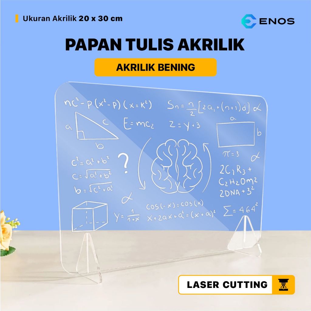 

PAPAN TULIS BENING BAHAN AKRILIK / PAPAN TULIS ACRYLIC / PLANNER / SCHEDULE / DEKORASI MEJA