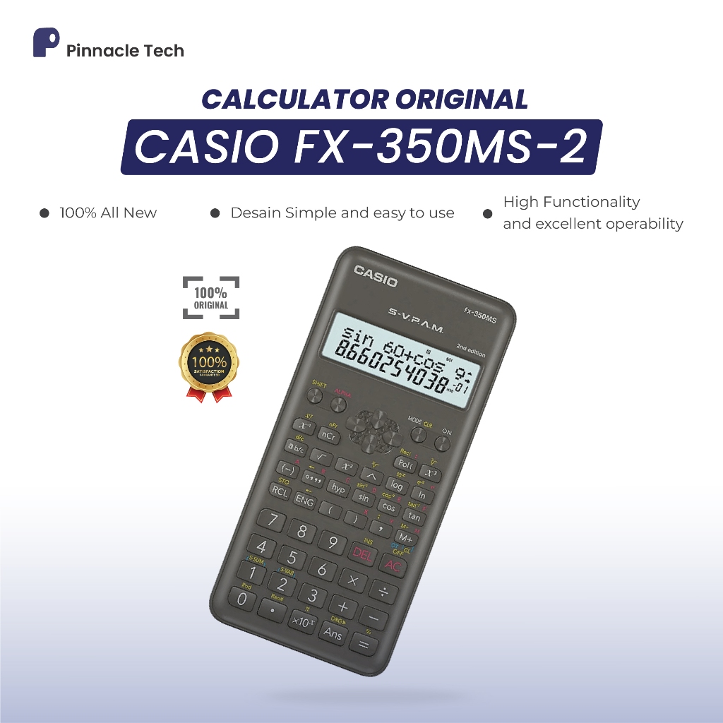

Kalkulator Casio FX-350 MS Black