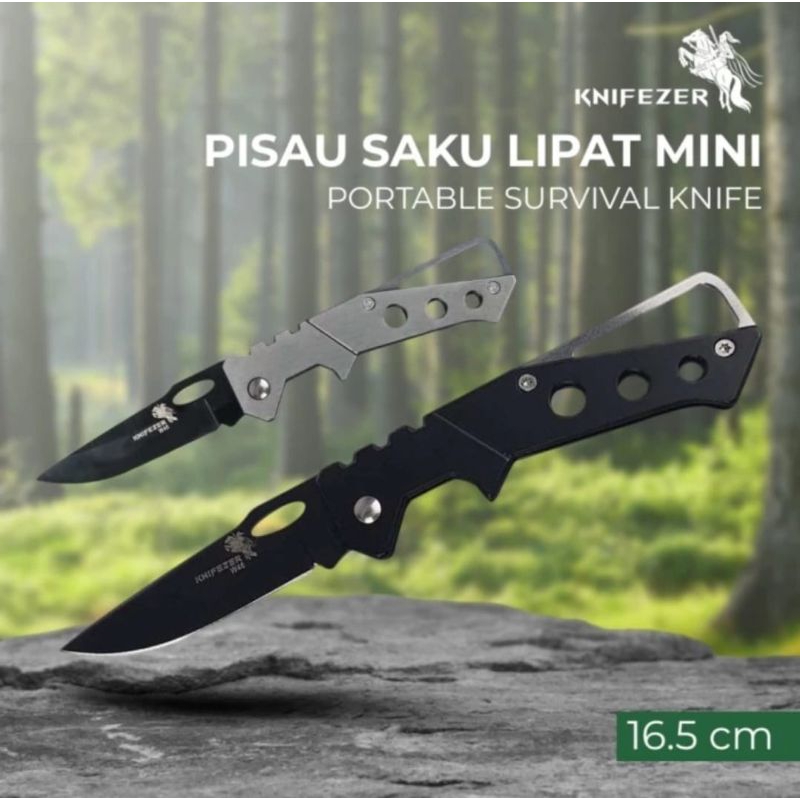 pisau saku lipat mini