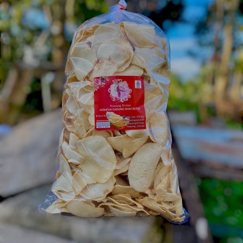 

1KG KERIPIK GADUNG MATANG RASA BAWANG GURIH