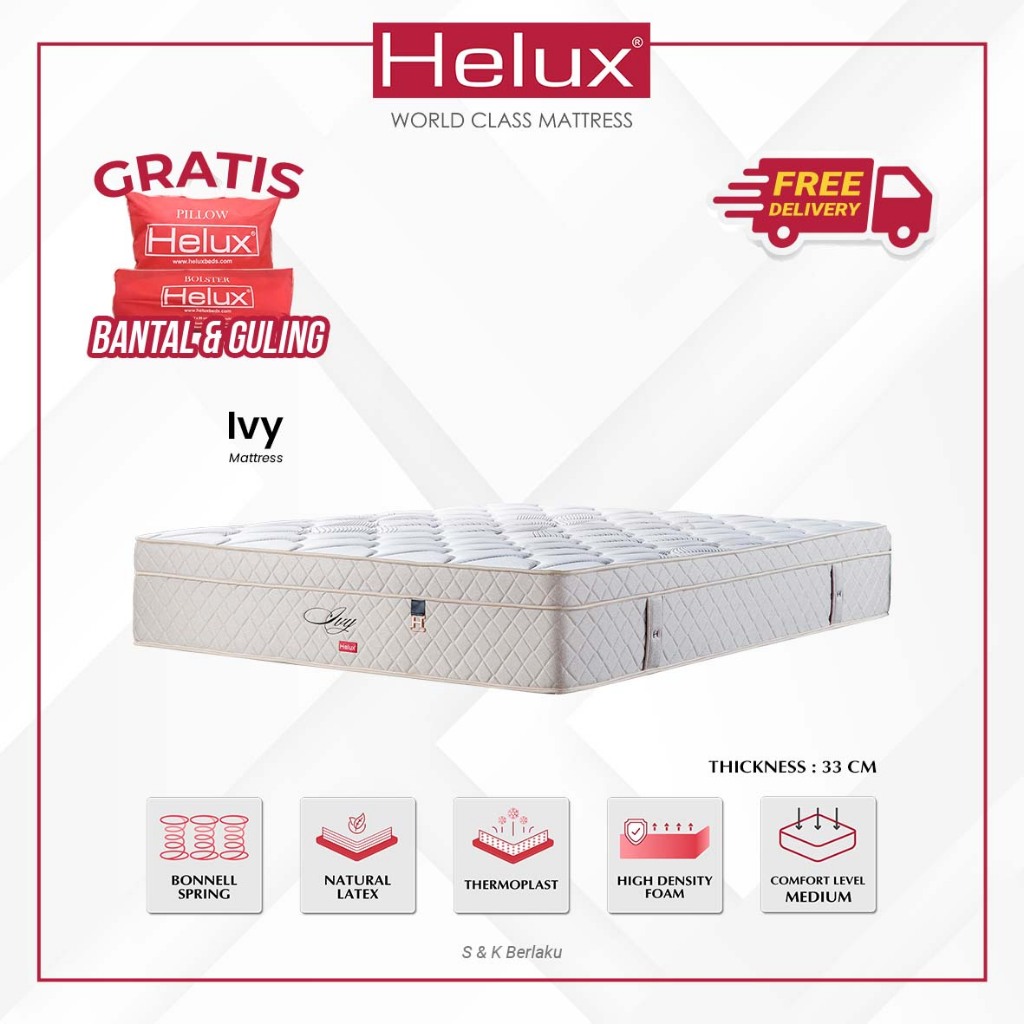 Kasur Latex Ivy By Helux Beds - Matras Only