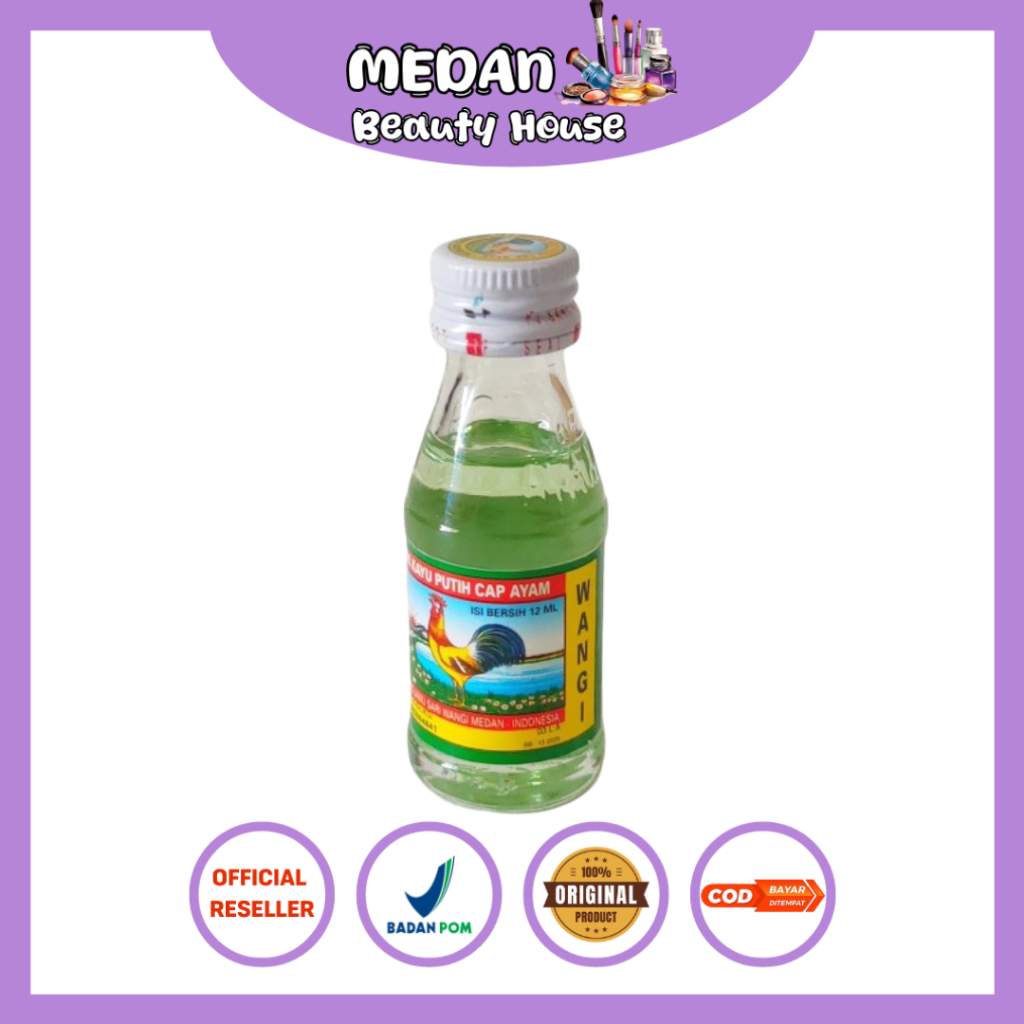 (CAP AYAM) MINYAK KAYU PUTIH CAP AYAM 12ML + BUBBLE