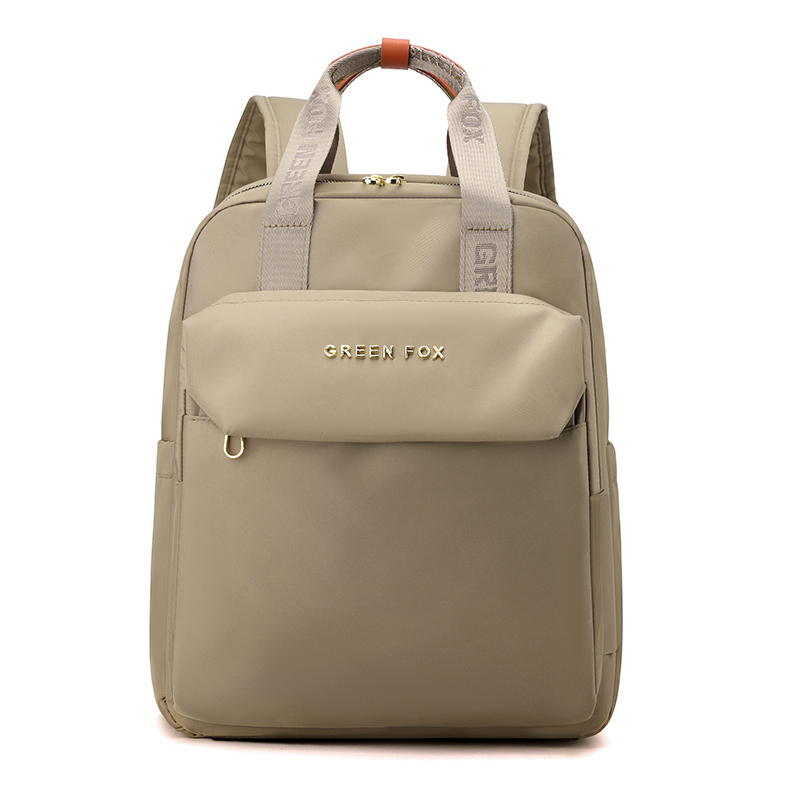 Tas Ransel Wanita Simple Elegan Muat Laptop Bahan Tebal Terbaru Muat Banyak Awet Kuliah Zipper Serba