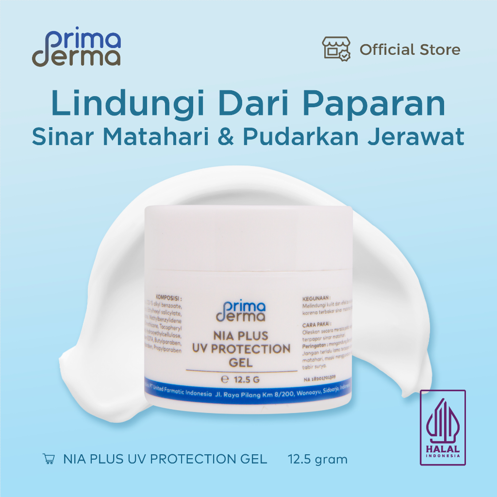 PRIMADERMA Nia Plus UV Protection Gel 12.5 gr