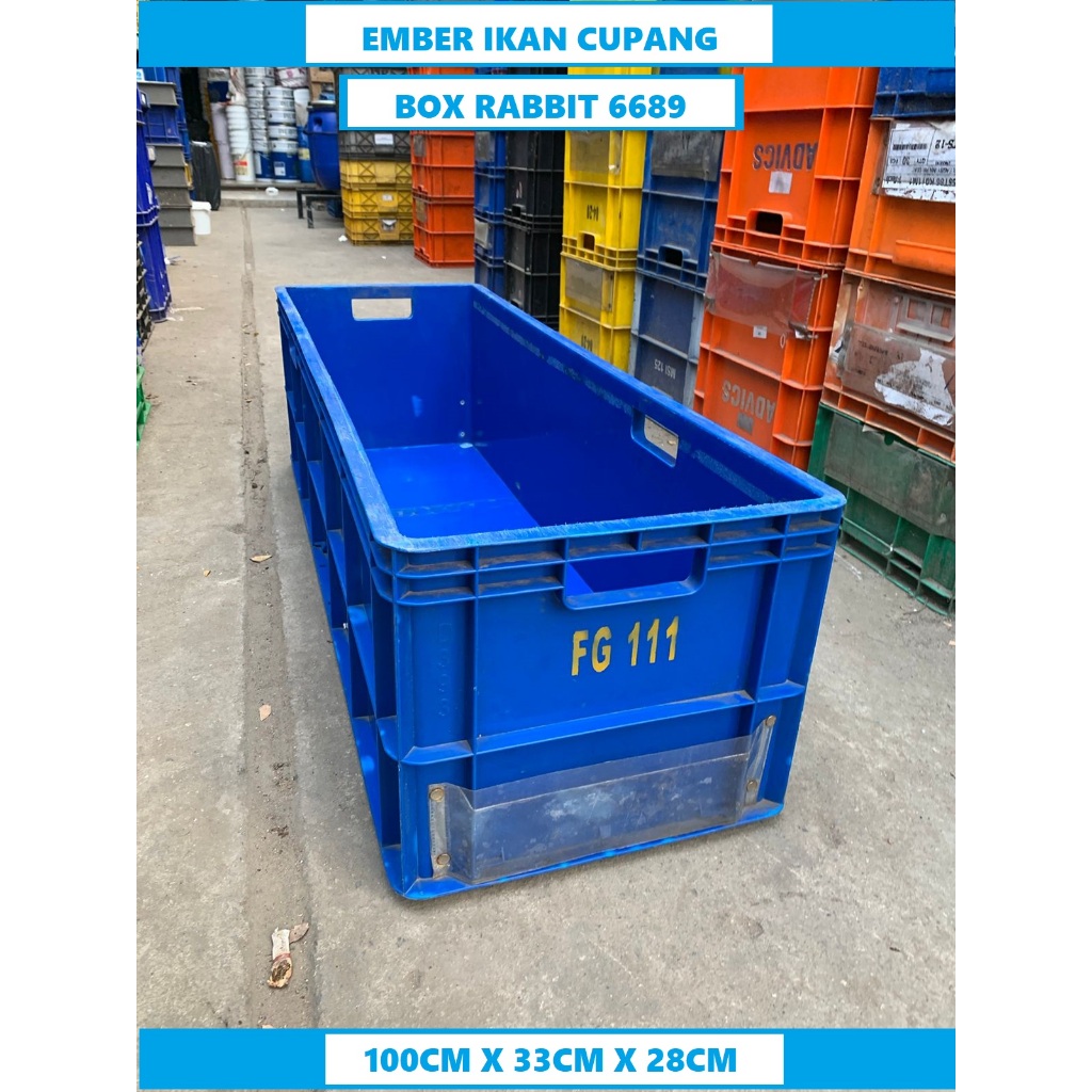 box plastik container/box plastik/bak plastik kontener industry 6689