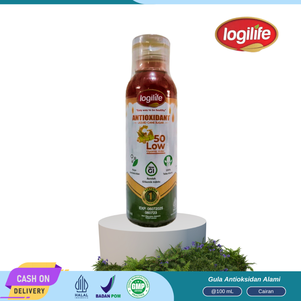 

Logilife Gula Cair Liquid Pemanis Rendah Kalori Glikemik Untuk Diet dan Diabetes Sehat Alami Organik