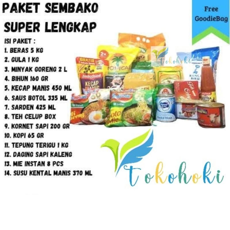 PAKET SEMBAKO SUPER LENGKAP