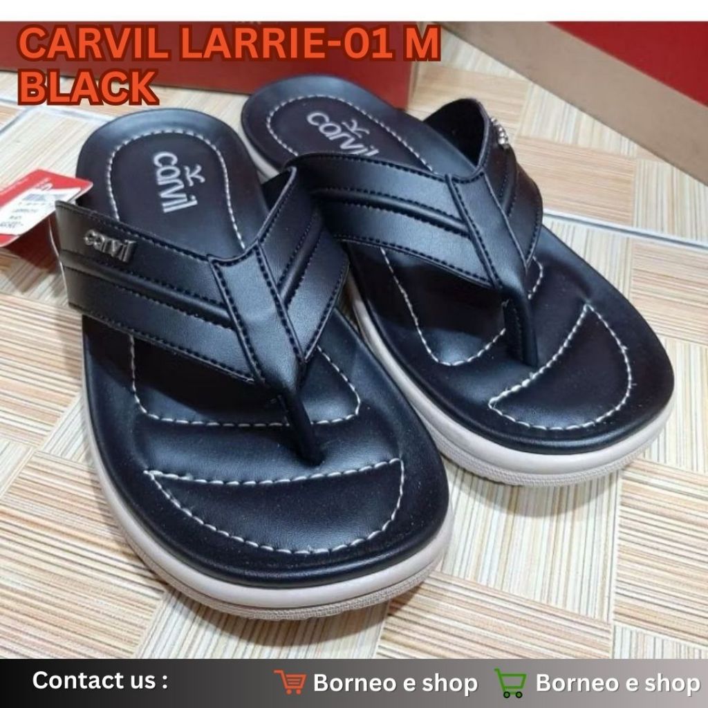 [BISA COD[ sandal CARVIL 100% original/ sandal jalan pria/ sandal fashion pria CARVIL LARRIE-01 M