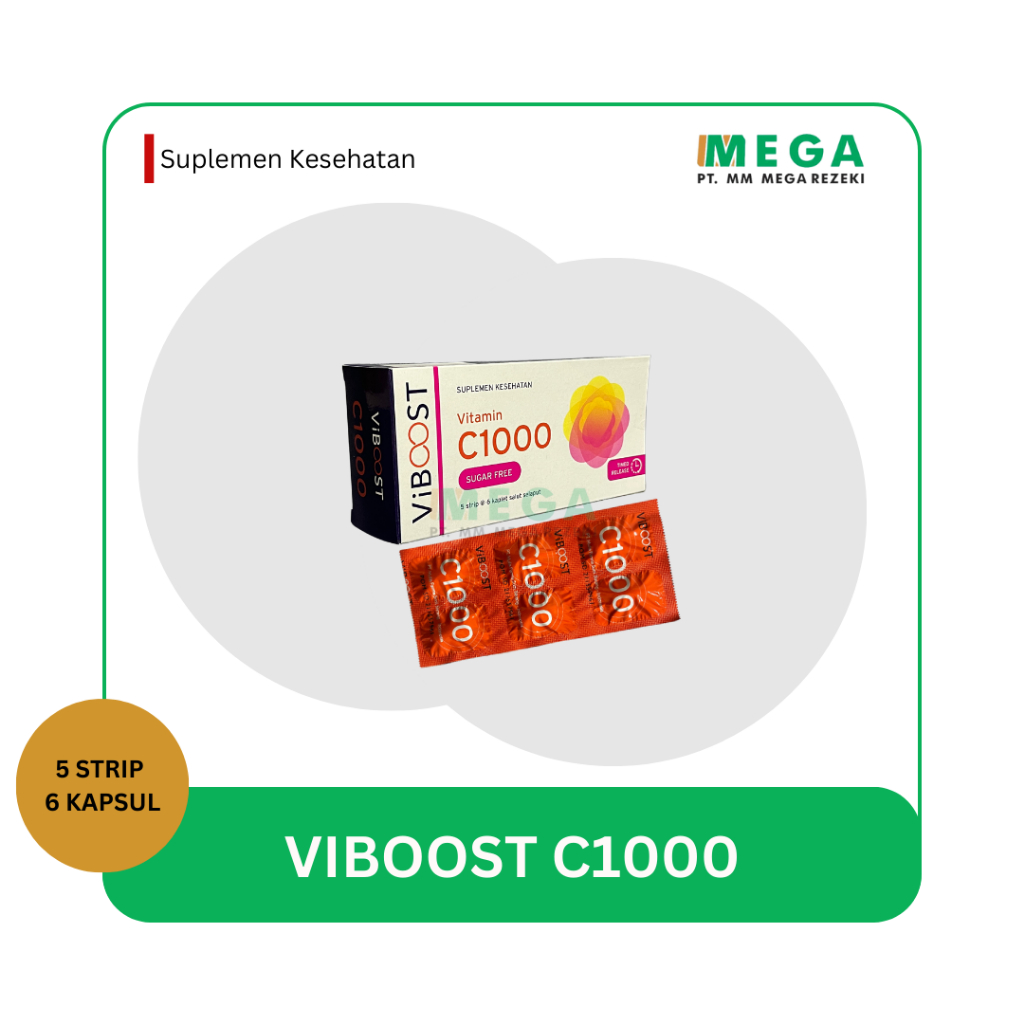 ViBOOST C1000 Vitamin Suplemen Kesehatan (Per Box)