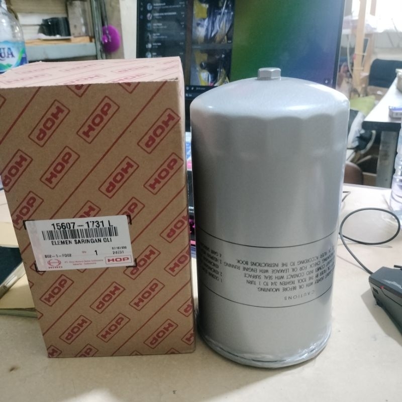 OIL FILTER HOP HINO RKT/RG/H07D HOP 15607-1731L