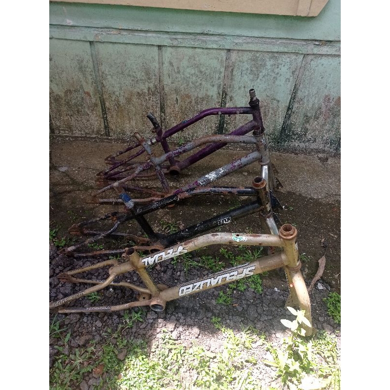 framefork sepeda bmx 20 wimcycle metalizer ada logonya