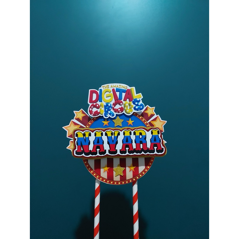 

Cake Topper 3D Circus
