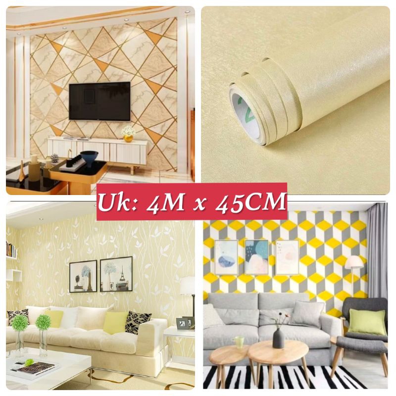 Wallpaper Kuning Wallpaper RuangTamu Wallpaper KamarTidur Wallpaper Aesthetic Wallpaper Minimalis Wa