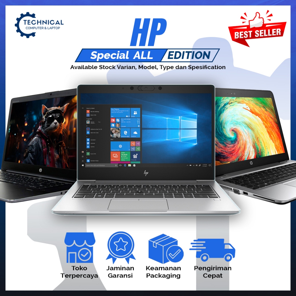 Laptop Mulus HP Elitebook Zbook 820/830/840 Intel Core i3-i5-i7 Spesial Bergaransi Original Bonus