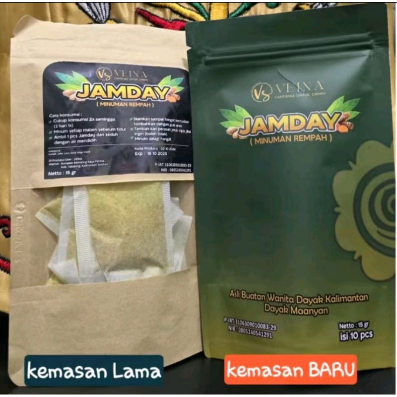 

viena jamday-jamu dayak. ready stok siap kirim. (HALAL dan PRIT) isi 10pcs