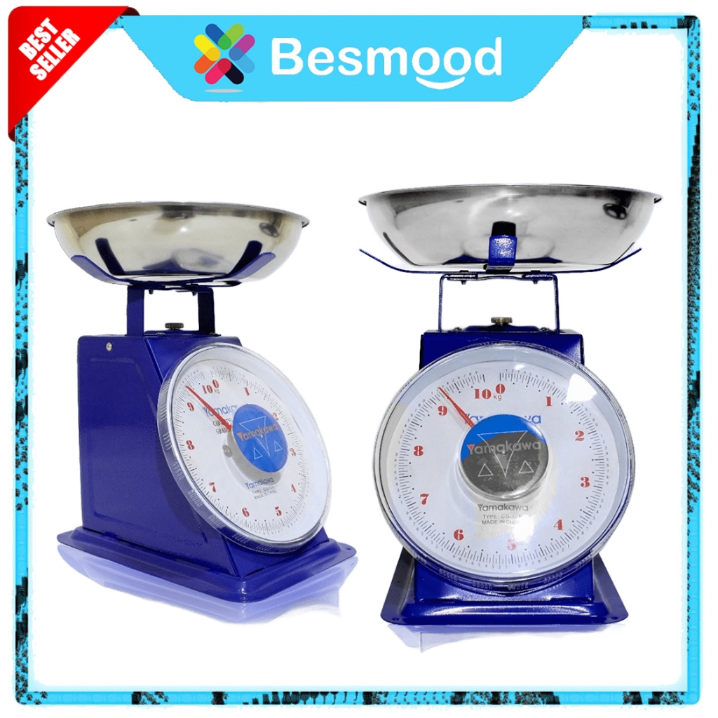Besmood Timbangan Duduk Timbangan Buah Timbangan Analog 5kg 10kg 15kg 20kg Yamakawa
