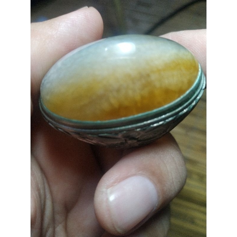 Batu Akik Pandan Kapas Semu Natural Unik