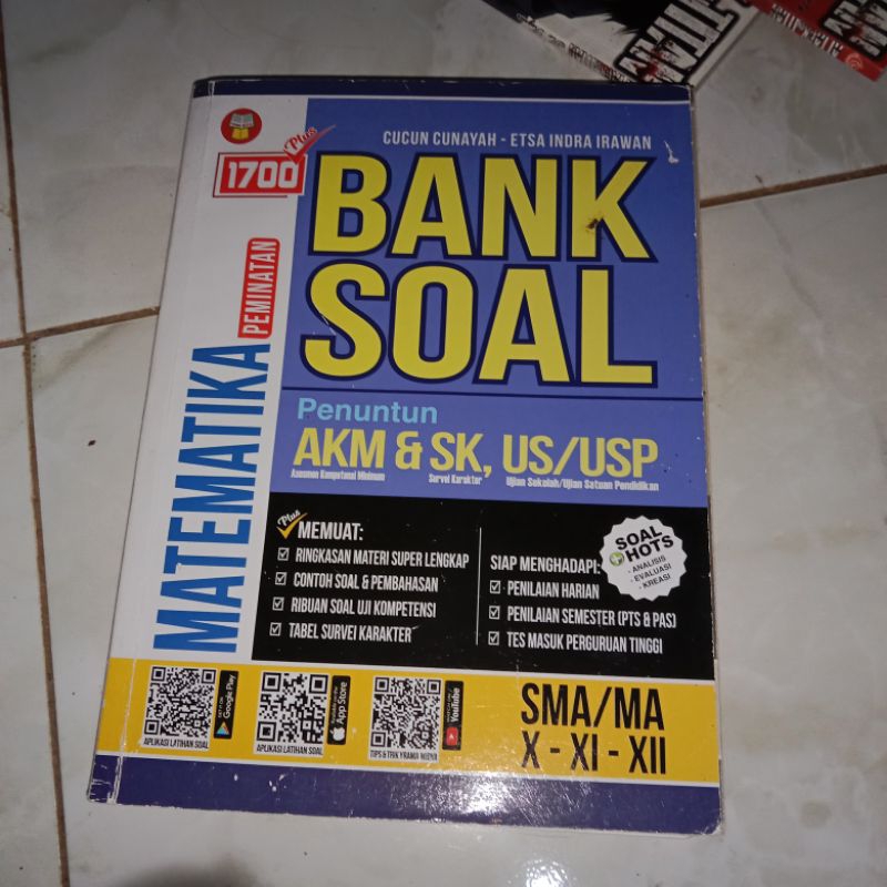 Preloved Bank Soal Matematika Peminatan 1700