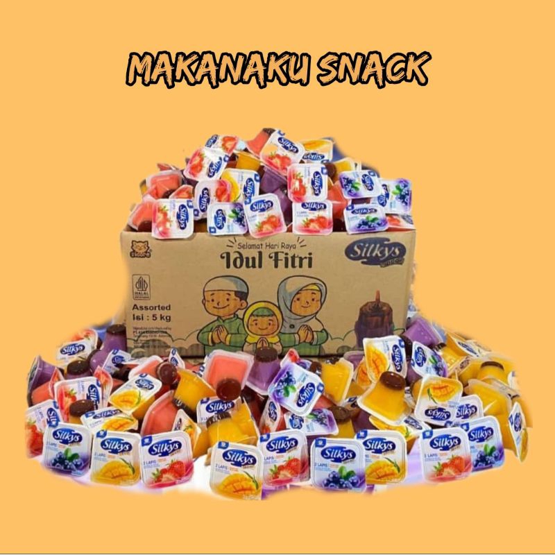 

TERMURAH!!! SILKYS DUO PUDING VIRAL 6KG 1 DUS MIX RASA