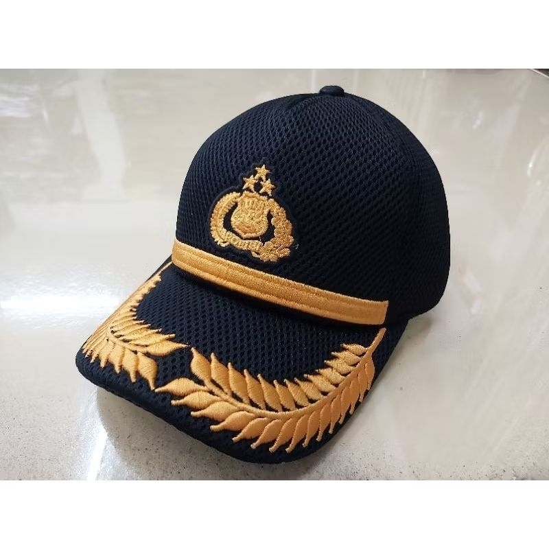 Topi Jaring Polisi PAMEN Hitam