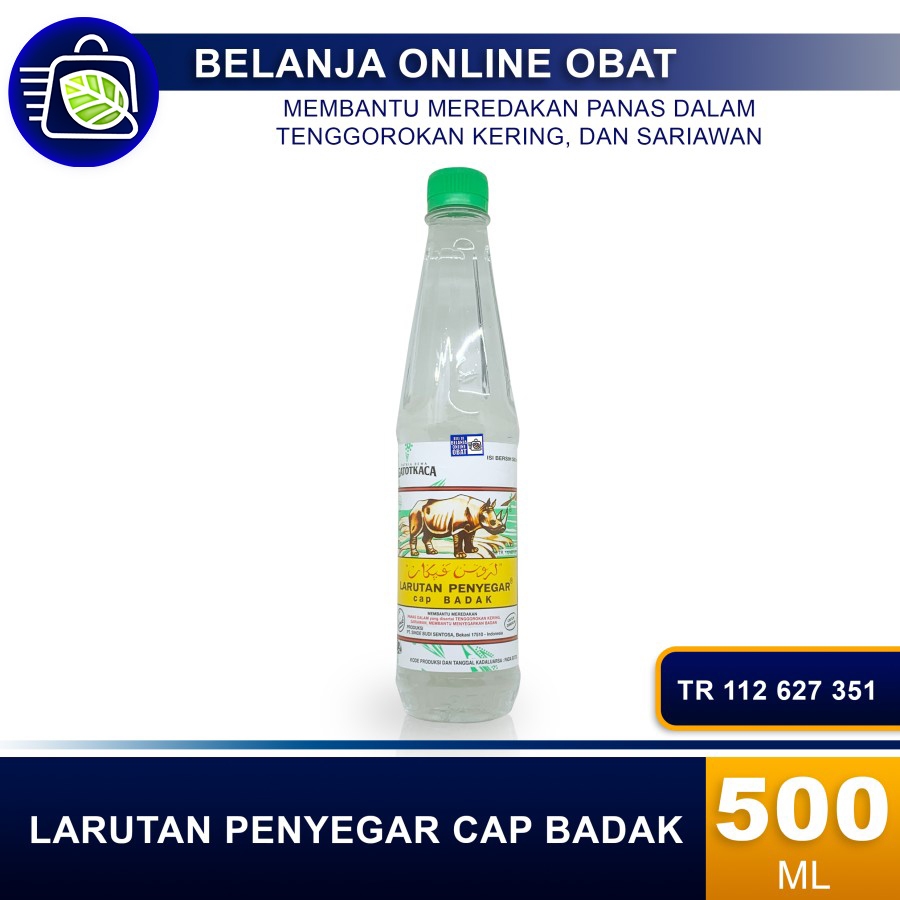 

LARUTAN PENYEGAR CAP BADAK 500 ML