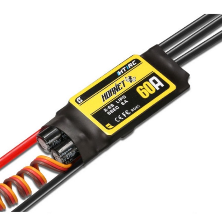 ESC Hornet 60A 2-6S Brushless ESC With 5V/6A For RC Airplane