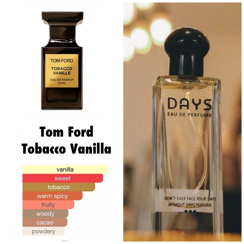 DAYS PARFUME inspired by Tom Ford Tobacco Vanilla