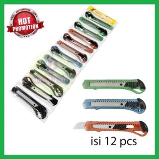 

(isi 12 pcs) Cutter Yamata Pisau Karter Renteng / Pisau Karter Super Tajam Murah