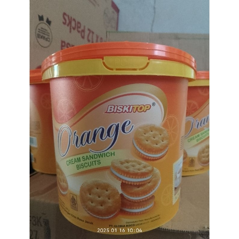 

Bisktop Orange Cream Sandwich Biscuits