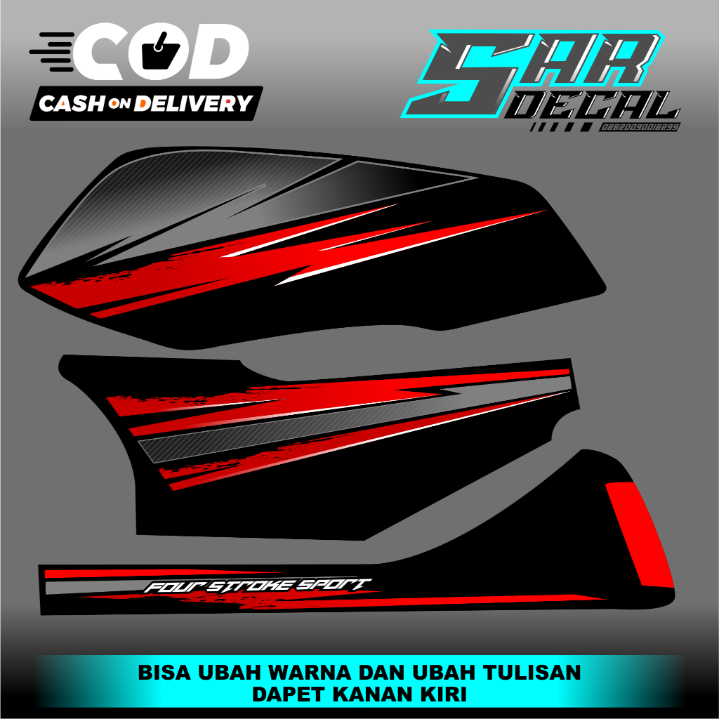 striping gl pro gl max variasi custom- striping gl herex gl custom stiker striping gl variasi
