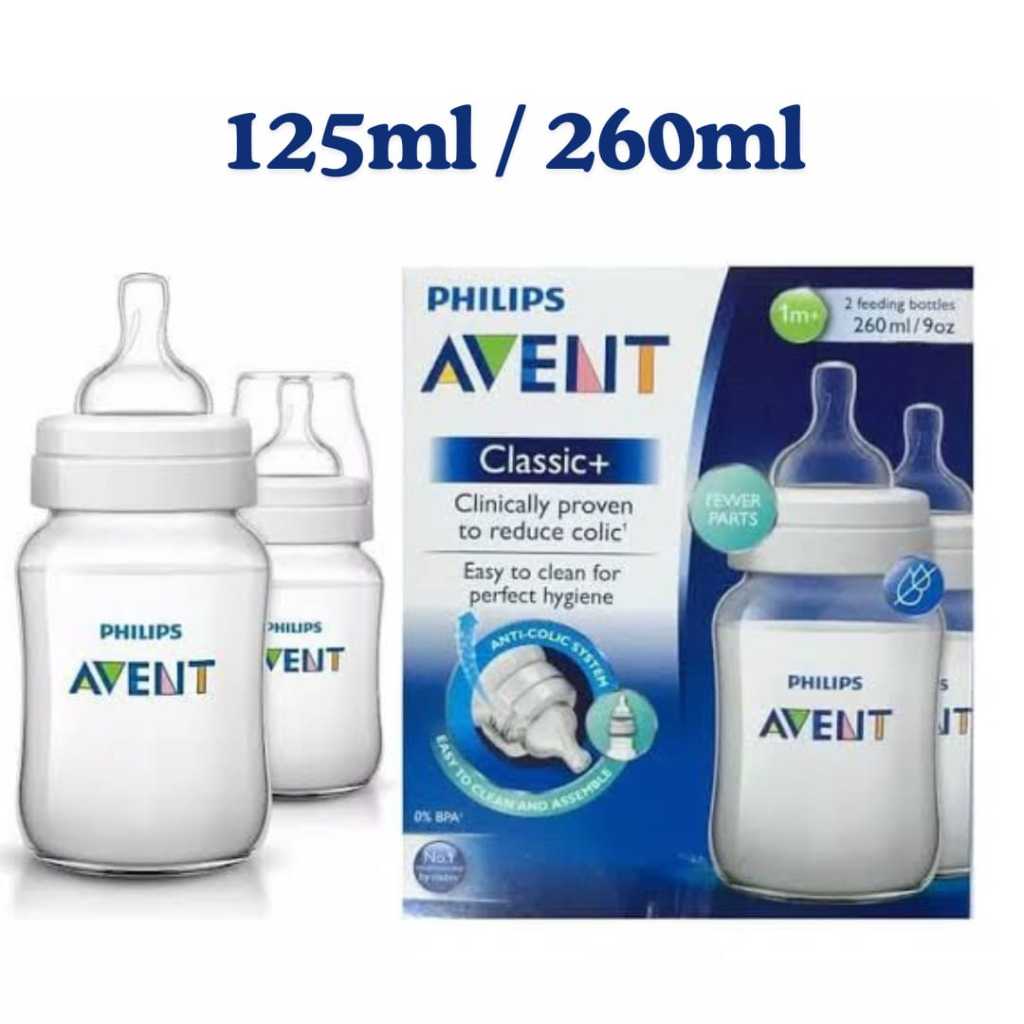 Philips Avent botol dot Classic 125ml/260ml