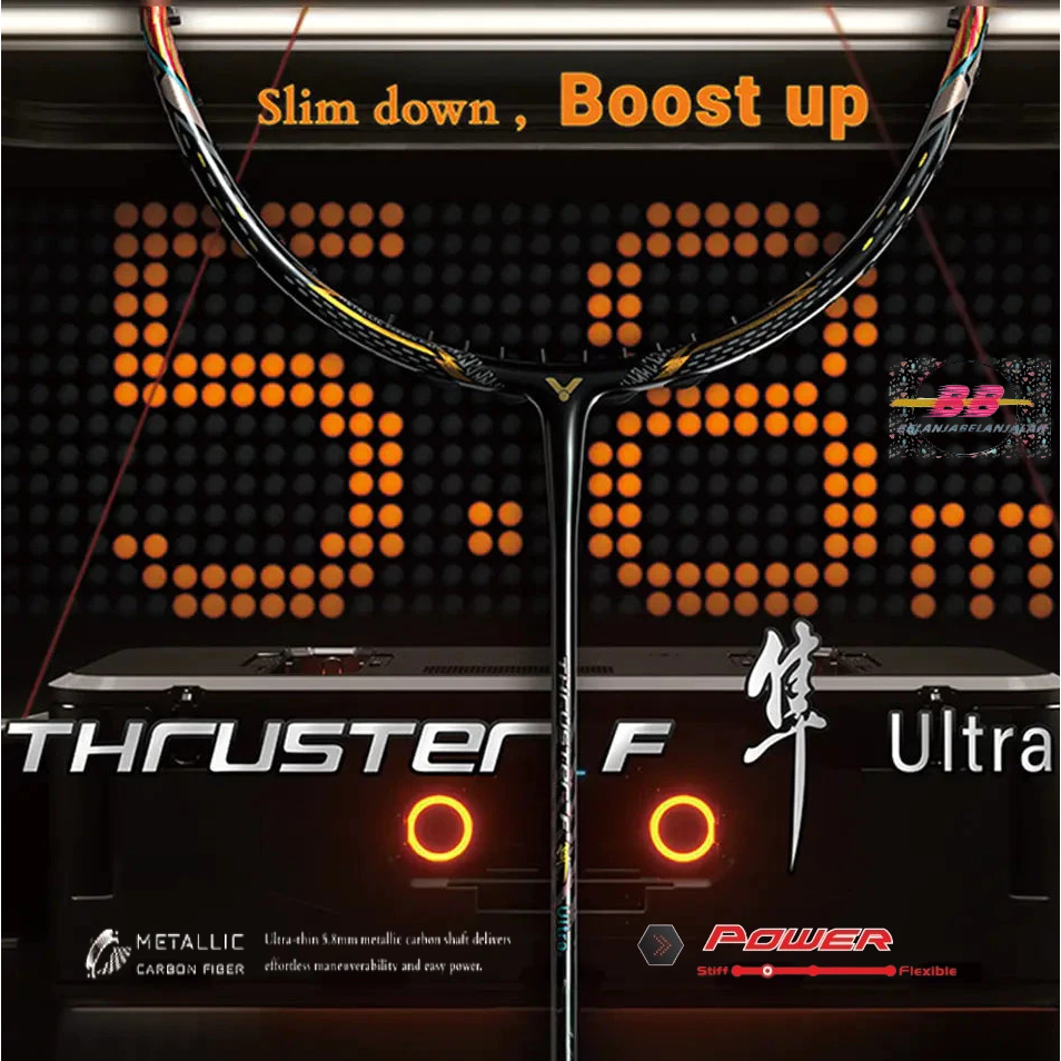New Raket Badminton VICTOR Thruster Falcon Ultra / THRUSTER F ULTRA / TK-F ULTRA C