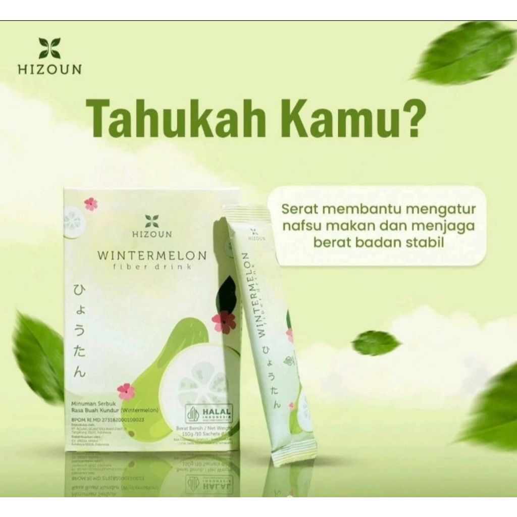 

Hizoun Minuman Fiber Rasa Wintermelon (Kundur)