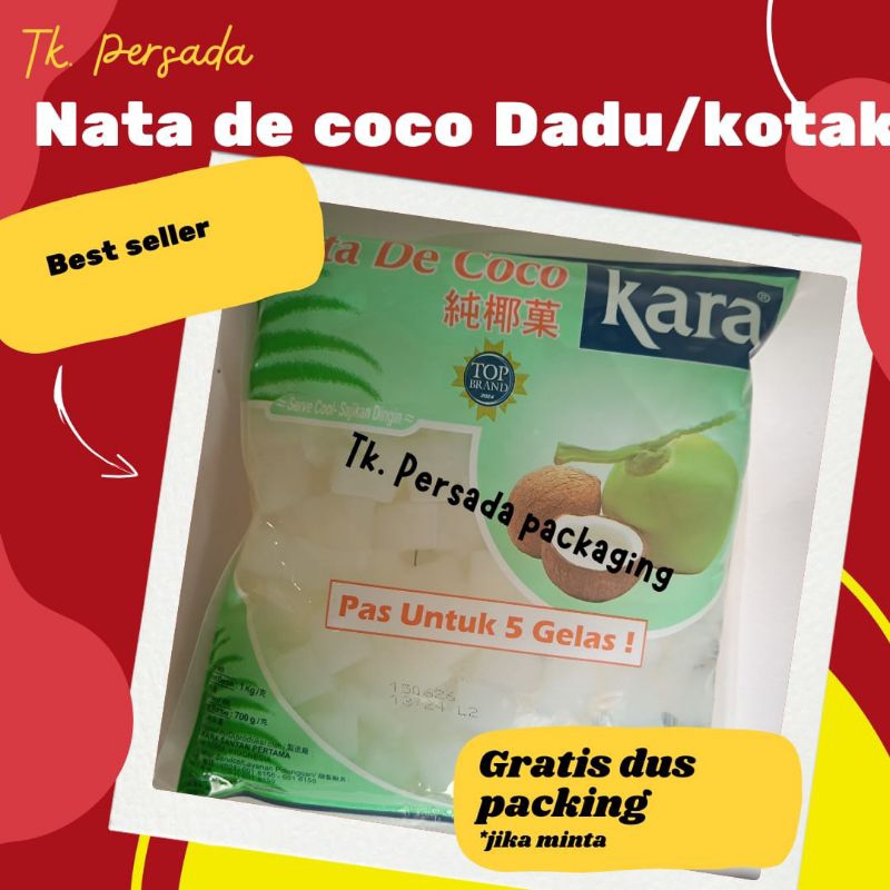 

Nata de coco Kotak - Nata de coco dadi Merk kara