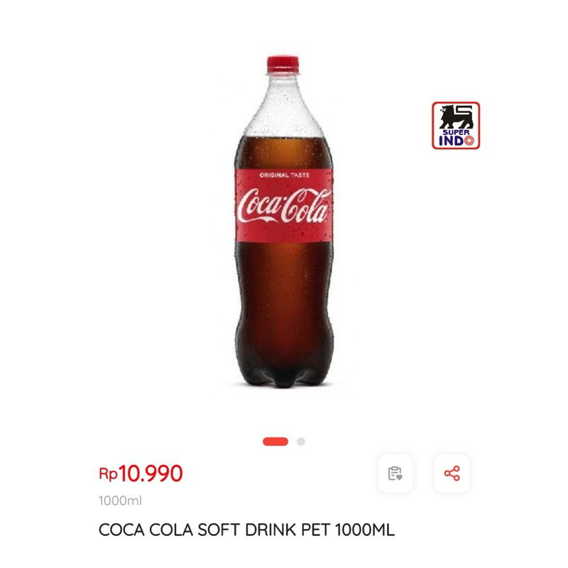 

1 LITER COCA COLA