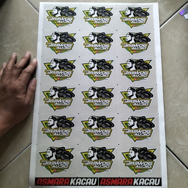 

STIKER BREWOG AUDIO | STIKER CROMO JUMBO BREWOG AUDIO ISI 18 PCS