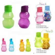 eco kids 350ml PROMO kids bottle 350ml ORI botol anak karakter Tupperware